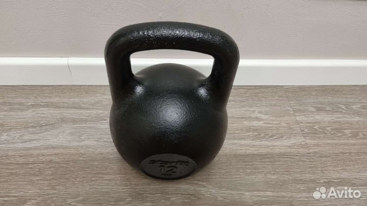 Гиря Starfit 12 кг чугунная
