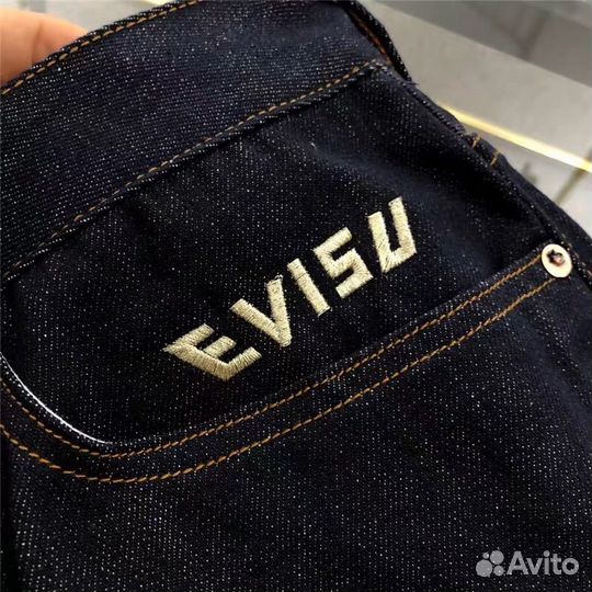 Джинсовые шорты Evisu оригинал