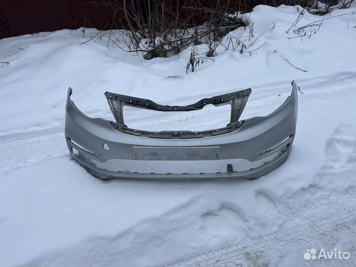 Передний бампер kia rio 3