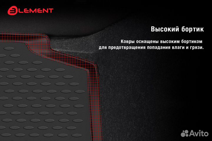 Ковер багажника Mercedes-Benz Sprinter Classic 2013, фургон длинная база, односкатный