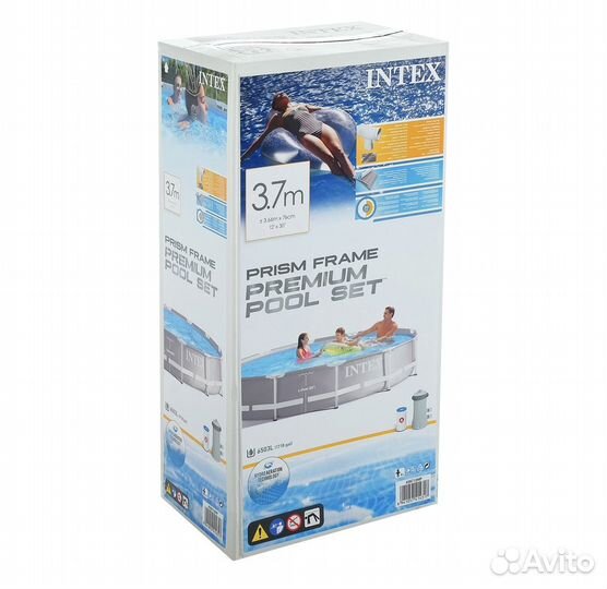 Каркасный бассейн intex