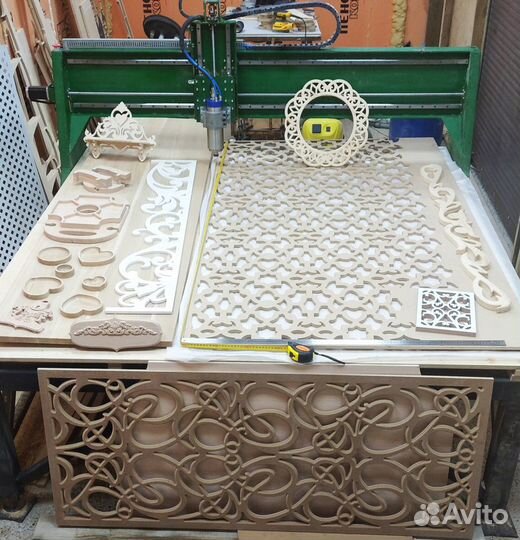 Фрезерные работы на станке с чпу