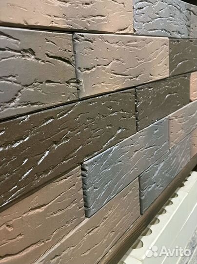 Кирпич лицевой кладка мокко гладкий Браер