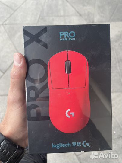 Игровая мышь logitech g pro x superlight red