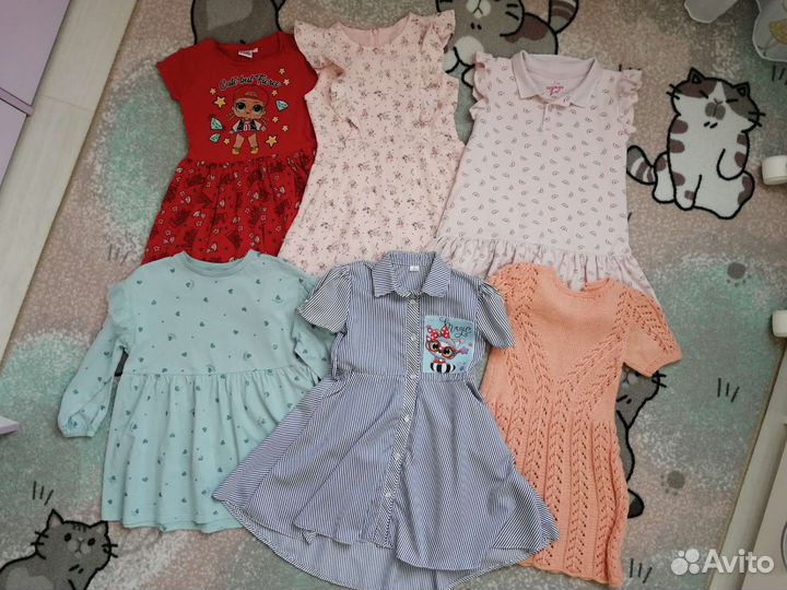 Детские вещи пакетом для девочки 110 116
