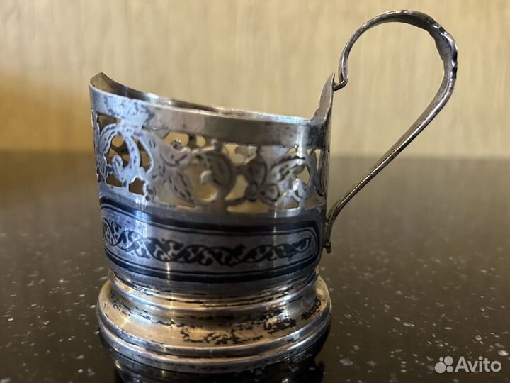 Подстаканник серебро СССР