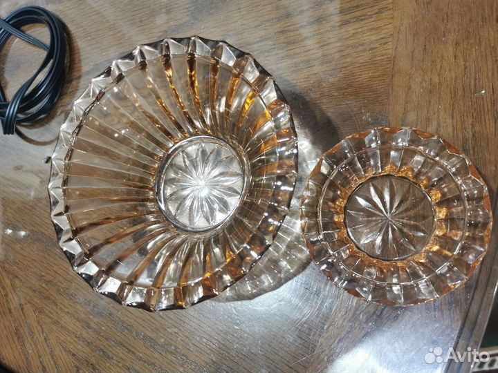 Посуда цветное стекло времен СССР