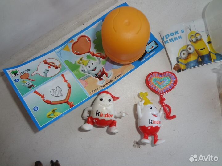 Игрушки из киндер-сюрпризов в коллекцию разные