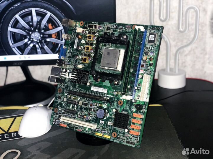 Комплект материнская плата AM3, X4 955 и озу 8GB