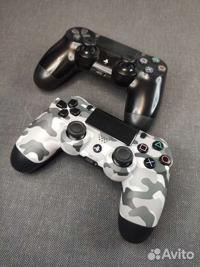 Sony PS4 slim 1tb + руль + 2 геймпада