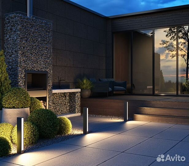 Светильник уличный столб Hof O422FL-L12GF