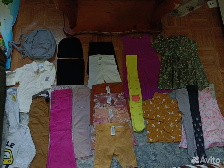 Вещи пакетом на девочку 92 98 zara hm next