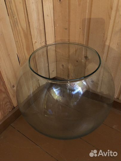 Аквариум 25 л круглый бу