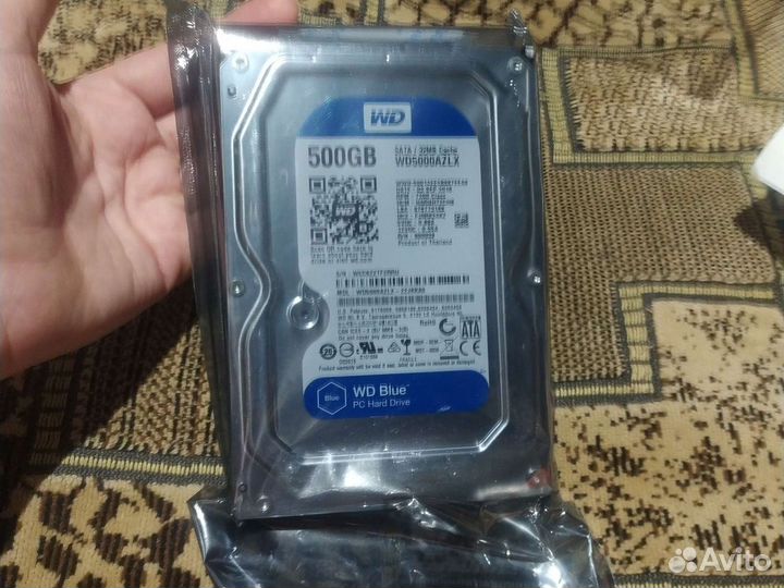 Жесткий диск 500гб Жесткий диск WD Blue WD5000azlx