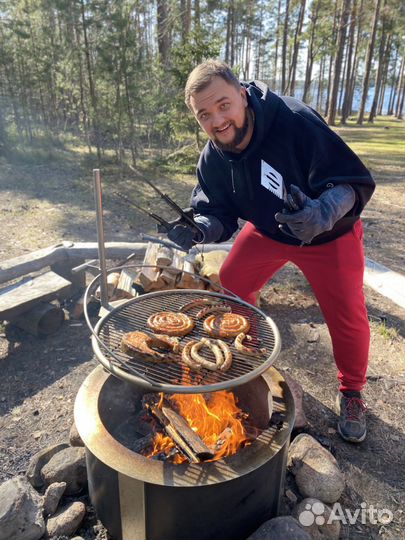 Костровая чаша гриль