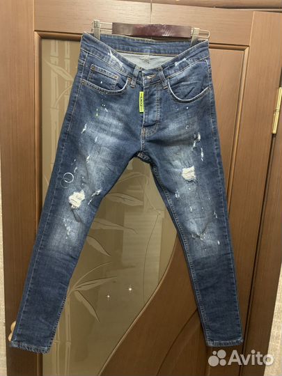 Джинсы dsquared2 icon amiri type slim fit