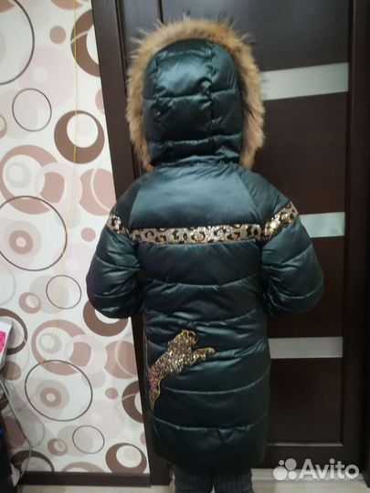 Пуховик для девочки 152