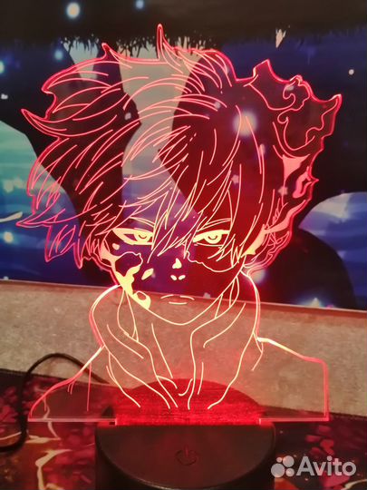 Светильник настольный Аниме Тодороки мга