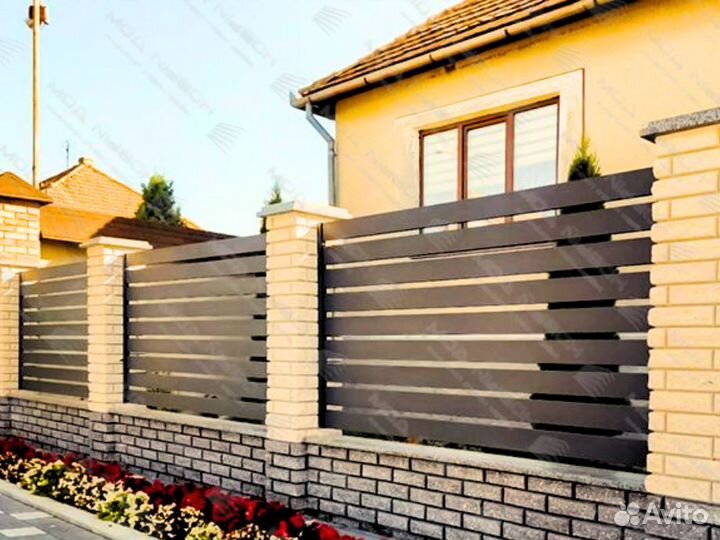 Забор Ранчо горизонтальный