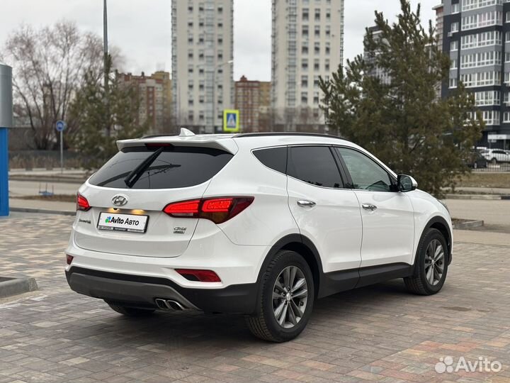 Hyundai Santa Fe 2.2 AT, 2018, 78 353 км