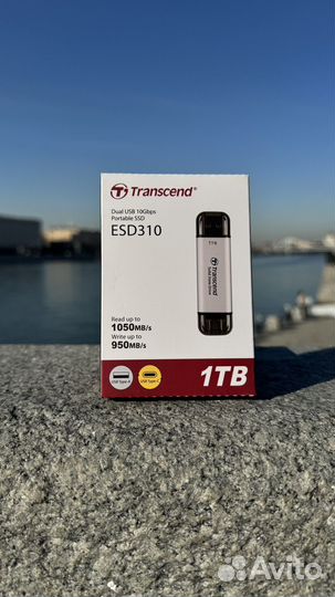 Внешний Ssd Флешка Transcend 1 Tb USB/Type-C Новый