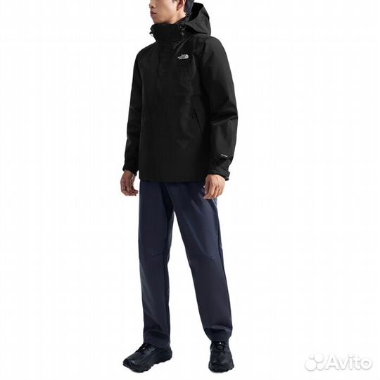 THE north face Windbreaker Jackets Men Black+Shopping Bag (S)(91)