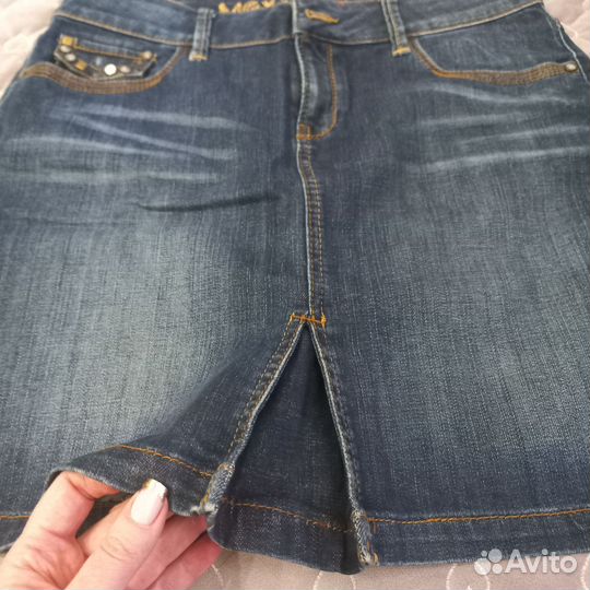 Юбка джинсовая