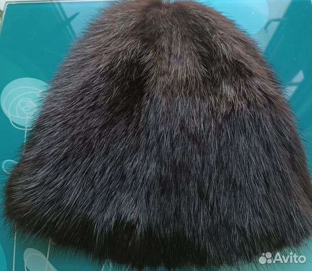 Шапка ушанка норковая женская