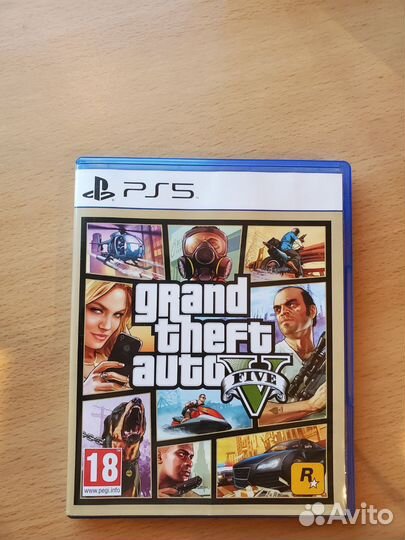 Диск PS5 Grand Theft Auto 5