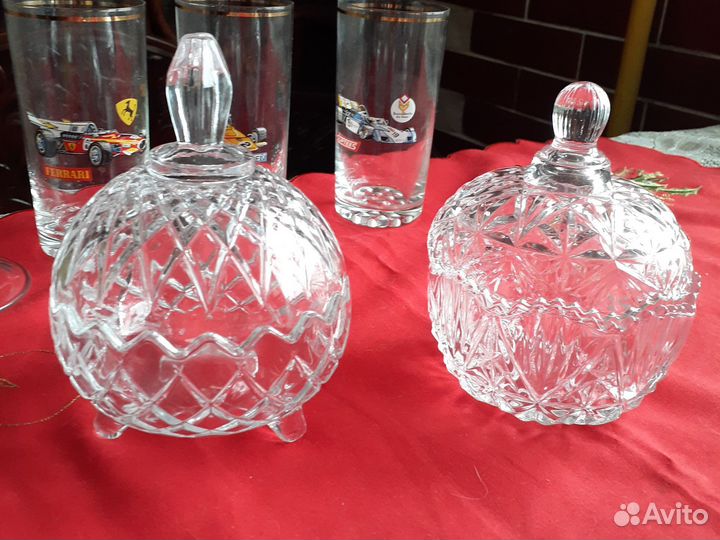 Стеклянные предметы для сервировки