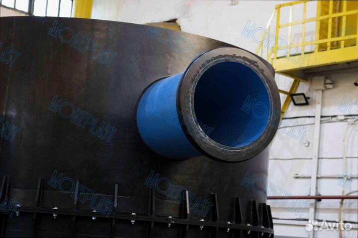 Камера входа стоков для гашени напора сточных вод