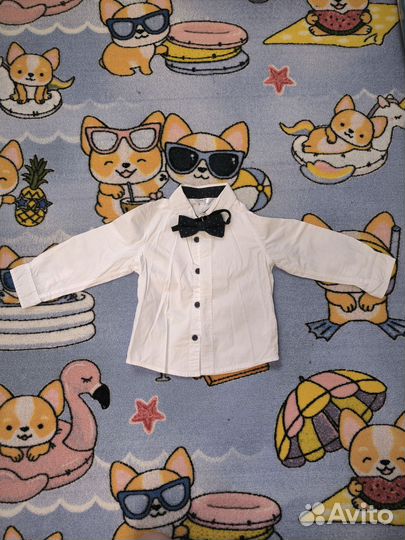 Белая рубашка для мальчика