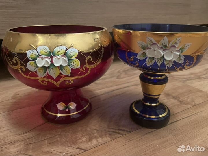 Ваза Богемия Чехословакия