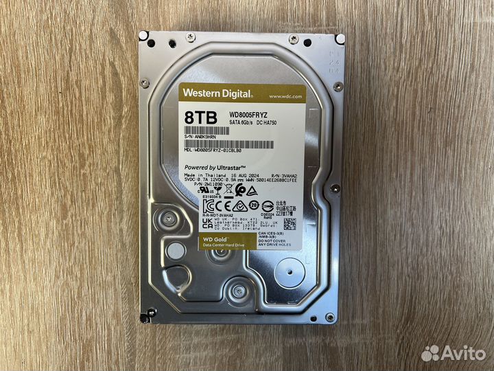 WD Gold 8 тб