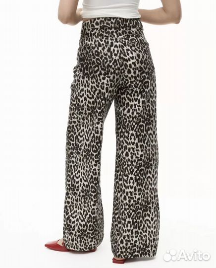 Леопардовые джинсы Look Online