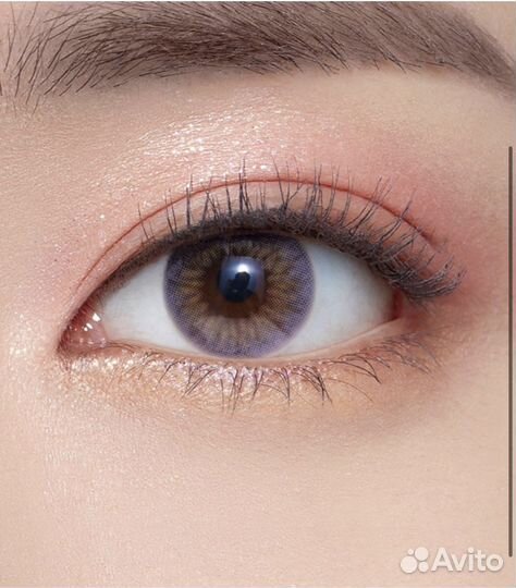 Корейские цветные линзы olens Lavender Gold -1,75