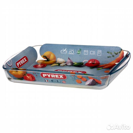 Блюдо прямоугольное pyrex Smartcooking 40x28х6см