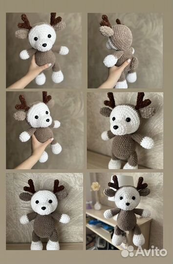Вязанные игрушки амигуруми ручной работы
