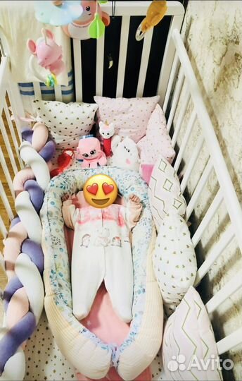 Кокон матрасик для новорожденных