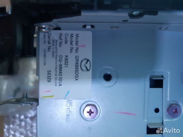 Магнитола штатная гу мазда mazda