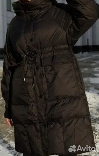 Пуховик женский с наполнителем пух перо 44 размер
