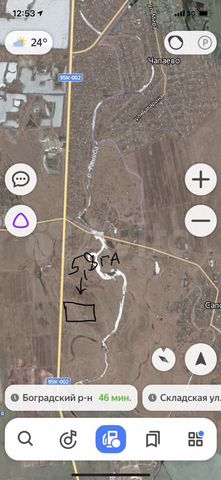 Участок 5,8 га (СНТ, ДНП)