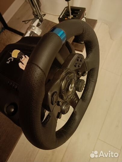 Руль logitech g923+стойка+кпп