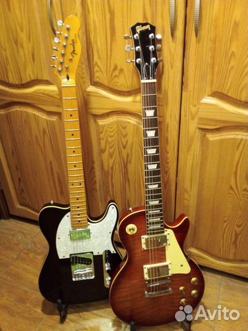 Электрогитары Fender и Gibson. Реплики