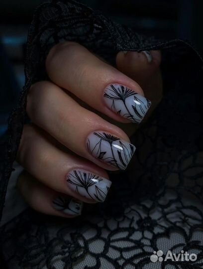 Маникюр коррекция ногтей