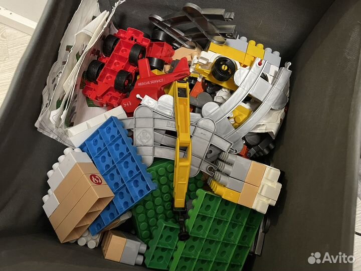 Конструктор bauer железная дорога и тушение пожара