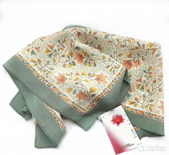 Павловопосадский шелковый платок