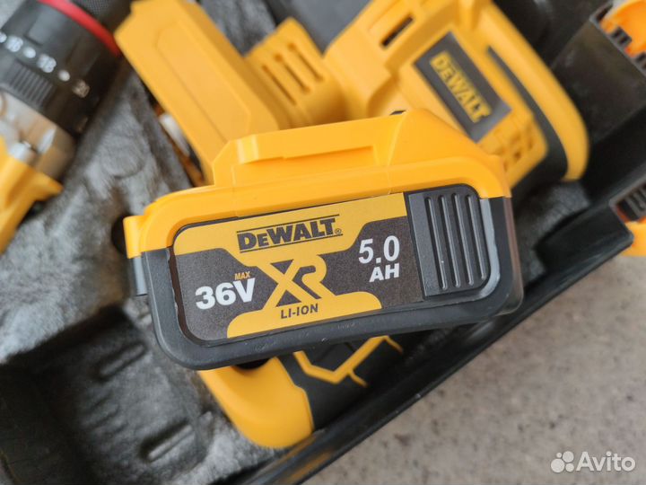 Dewalt 4в1 аккумуляторный набор 36в с 4 акб