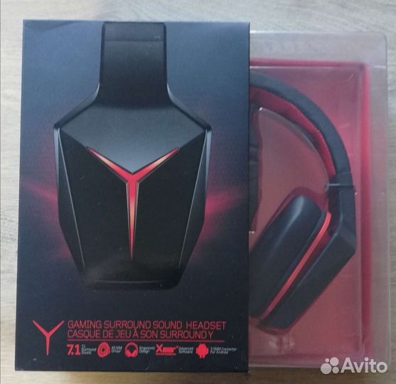 Игровые наушники Lenovo Y 7.1 (gxd0j16085)