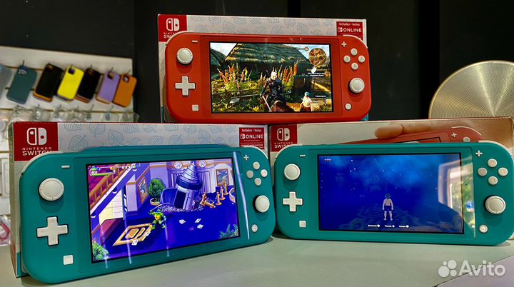 Nintendo Switch Lite прошита 8 топ игр